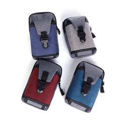 패션 핸드폰 가방 허리쌕 벨트 케이스 밸트 장착 E204, E204 블루, 1개