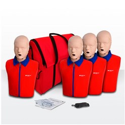 프레스탄 소아심폐소생마네킹4팩+전용가방 CPR교육모형 [단순형 or LED모니터형 선택가능], PP-CM-400M(LED 모니터형)*4팩