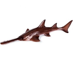 해양동물 피규어 톱상어 장난감 모형, 1개