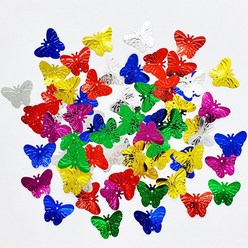 스팡클 나비 약 500g 대용량 벌크 스팽글 공예 꾸미기 비즈공예 슬라임 만들기재료, 본상품선택