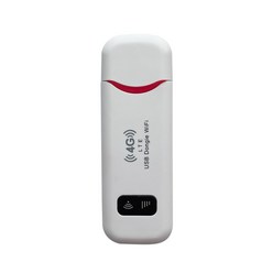 유심 라우터 이동식 와이파이 인터넷 에그 데이터 차량용 lte 4g wifi 휴대용 모뎀 스틱 sim 카드 무선 usb 동글 모바일 광대역 150mbps 모바일 wifi 홈, 흰색 빨간색, 1개