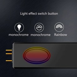 SATA 전원 공급 장치 5V 3Pin AURA RGB ARGB 컨트롤러 케이블 RF 원격 제어 컴퓨터 PC 케이스 LED 스트라이프 액세서리, 한개옵션1