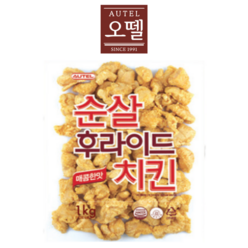 오뗄 순살 후라이드치킨 1kg, 3개