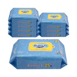 크리네 BUPOJO 물걸레청소포 25매 8팩(200매), 8팩