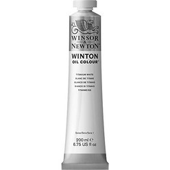 Winsor & Newton 1437644 Winton Oil Color Paint 200-ml Tube Titanium White null, 1