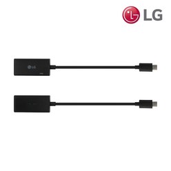 LG 정품 gram 그램 노트북 USB C to HDMI 젠더 컨버터 연결잭 케이블 벌크, 블랙, 단품