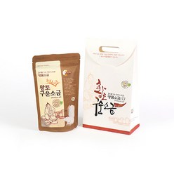 울금 지퍼팩 고창황토구운소금 500g, 1개