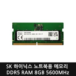 SK하이닉스 노트북용 DDR5 RAM 8GB 5600MHz 새상품/벌크