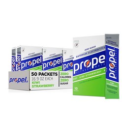 Propel Powder Packets Kiwi Strawberry With Electrolytes 10 Count (Pack of 5) null, 1