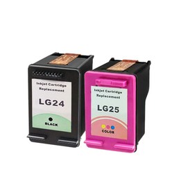 LG24 LG25 호환 잉크 검정 컬러 세트 LIP2210 LIP2230 LIP 2250 LIP2270 LIP2290 잉크, 검정,3색컬러