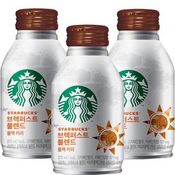 스타벅스 브렉퍼스트 블랙커피 275ml, 6개