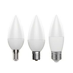 장수램프 LED 전구 촛대구 5W 불투명 (E14/E17/E26), E26/전구색(오렌지빛)