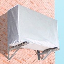 삼성 엘지 벽걸이 에어컨 커버 실외기 덮개 햇빛가리개 바람막이 방수 보호 열 차단 세트, 실외기커버
