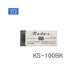SEED 라다 지우개 KS-100BK 블랙, 1개