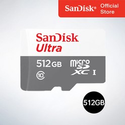 샌디스크코리아 공식인증정품 마이크로 SD카드 SDXC ULTRA 울트라 QUNR 512GB, 512기가, 1개