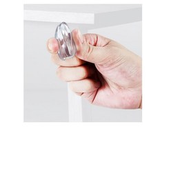 도톰한 물방울 투명 코너 모서리가드 보호대 (10개입), 10개, 투명색