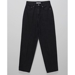 blank03 relaxed tapered jeans black L