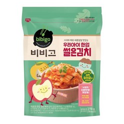 [CJ][G]비비고 우리아이한입 썰은김치270g, 단품