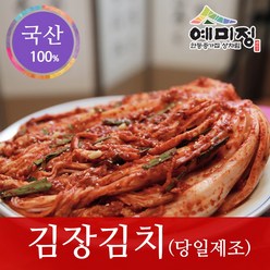 예미정 김장김치 국산, 5kg, 1박스