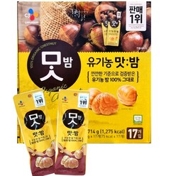 CJ 유기농 맛밤, (42g x 17봉), 2개