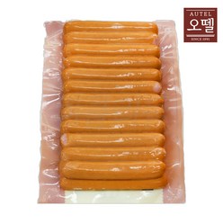 오뗄 프리미엄 후랑크 소세지 소시지 1kg (약25개), 포함, 1개