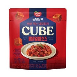 동원 참치 큐브 불닭덮밥 소스, 130g, 10개