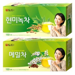 담터 티백차 현미녹차 150티 + 메밀차 150티