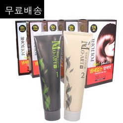 무료배송~ 모아트 헤어 칼라 염색약 1제2제각150ml (시술도구증정)/노암모니아염색약 냄새없는염색약 순한염색약 새치염색약 정품, 5N갈색, 1개