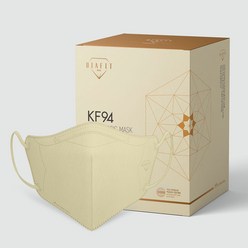다이아핏 KF94 새부리형 컬러 마스크 8종 내추럴키스 대형 중형 소형 25매입, 베이지[25매], 1개