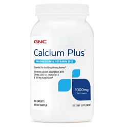 GNC 칼슘 플러스 1000 Calcium Plus 180정, 1개