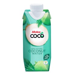 말리 코코넛워터 330ml 100% 천연음료 무설탕 (사은품증정), 6개