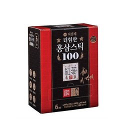 이경제 더힘찬 홍삼스틱 1박스(100포) 100일 대용량 실속형 국내산6년근홍삼 녹용 엑기스 하루한포, 1개, 10g