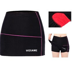 볼더링팬츠 WOSAWE Women's Cycling Shorts 자전거 스커트 바지 통기성 MTB 라이딩 젤 패드 Bottom cilismo