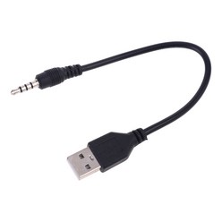 USB 오디오 컨버터 어댑터 USB Male에서 3.5mm Aux 오디오 자동차 USB 변환기 플러그 어댑터 용 자동차 액세서리, 검은색