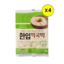 (냉장)[풀무원]한입떡국떡400g, 400g, 4개