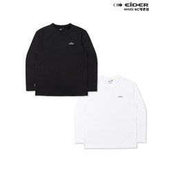 아이더 아이더(EIDER) 신상특가 남성 1+1 기능성 기본핏 간절기 등산 캐쥬얼 스포츠 긴팔 라운드 티셔츠 DMP23282 POP 2 PACK α Z1