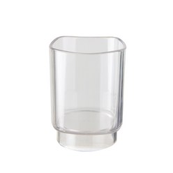 한솔 욕실 투명 양치컵, 1개