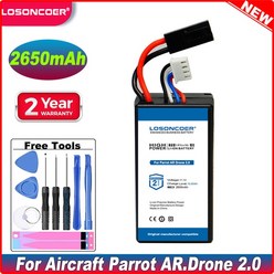 드론배터리 Parrot ZIK용 Zik 1 1.0 2.0 3.0 2 디스코 RC 3.0 AR. 2.0 맘보 점프 스모 PF056001AA 4550mAh, 4.AR.Drone 2.0