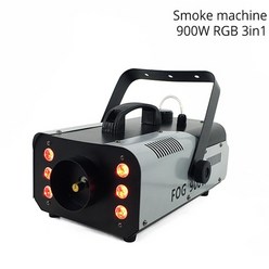 피톤치드 연무기 스모그 버블 포그 머신 버블 연막기 shehds 900w led fogger smoke machine 대기 효과 led 3in1 light fog with dj, 900w RGB 3in1, 우리 플러그, 1개