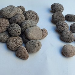 라바스톤 레드 20-40mm 에그스톤 (15kg 1포) 현무암 화산석 자갈 예쁜돌 화분돌 인테리어자갈 정원 조경, 1개