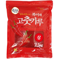 복이네먹거리 중국산고추가루 보통맛 찜/무침용 (상), 2.5kg, 1개