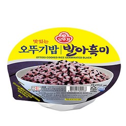 맛있는 오뚜기밥 발아흑미, 210g, 10개