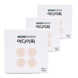 어디이찌 남여공용 니플밴드 48mm x 100매, 3개