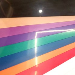 A4 반투명 PVC 셀로판지 필름 용지 시트지 0.3MM 레드 노랑 블루 그린 퍼플 핑크 오렌지 블랙, J 블랙