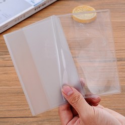 명찰케이스 투명 PVC 여권 보호 커버 여행 ID 카드 홀더 문서 방수 가방 파우치 액세서리, CHINA, [01] Transparent