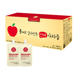 통째로 갈아만든 사과즙 스파우트, 100ml, 30개