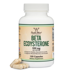 더블우드 베타 엑디스테론 Beta Ecdysterone 1회 서빙 500mg 120캡슐, 120정, 1개