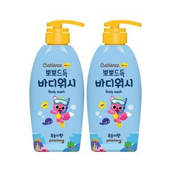 LG생활건강 베비언스 핑크퐁 바디워시 380ml (복숭아향) X 2개