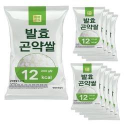 빼빼곤약 발효곤약쌀 200g x 10팩 (100g당 7kcal), 10개