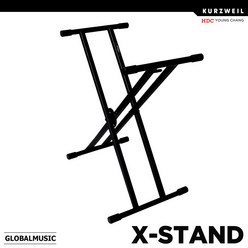 커즈와일 정품 키보드 스탠드 X-STAND 쌍열스탠드 YKS-1 키보드스탠드, *, *